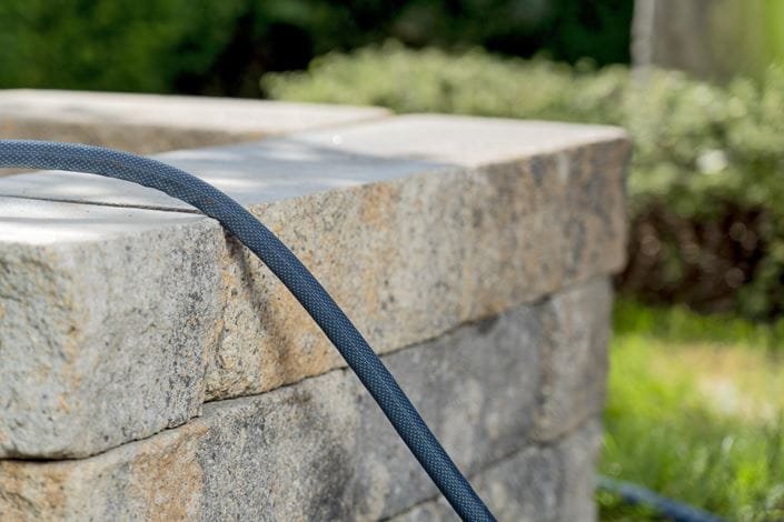 Gardena Liano Manguera De Jardín 20 M Por Encima Del Suelo Cloruro De Polivinilo (Pvc), Textil Negro, Gris