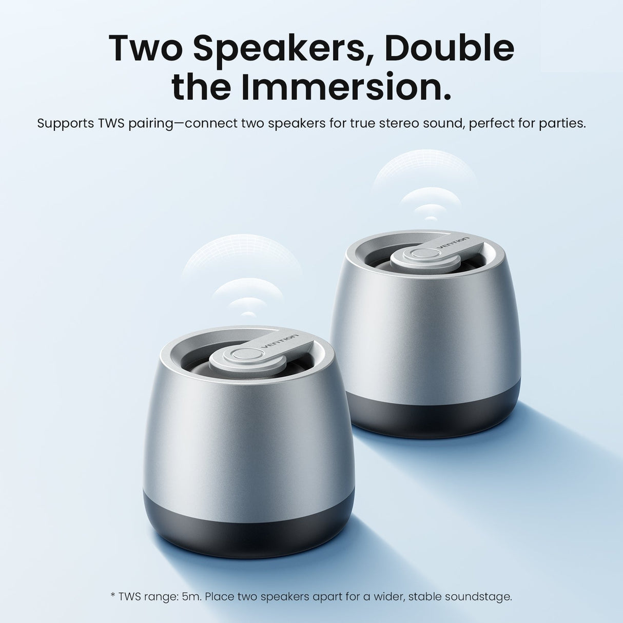 Altavoz Con Bluetooth Vention Omni O11 Ndci0 5w 1.0 Plata