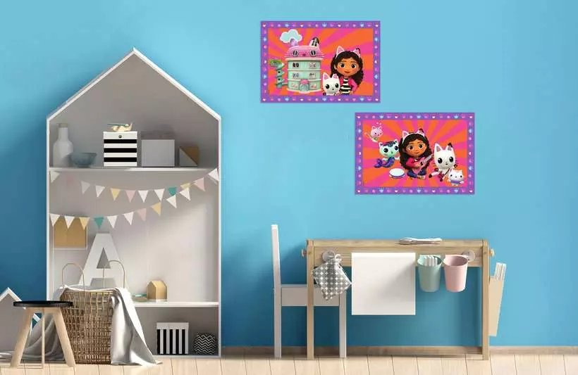 Pintura De Ravensburger Según Numbers Junior - Dreamworks Gabby'S Dollhouse 2 Motivos 23754