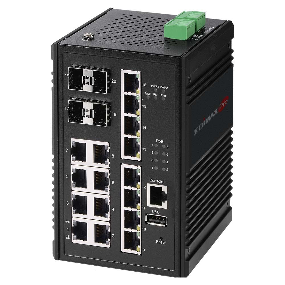 Edimax Igs-5416p 16-Port Gigabit Poe+ Web Managed