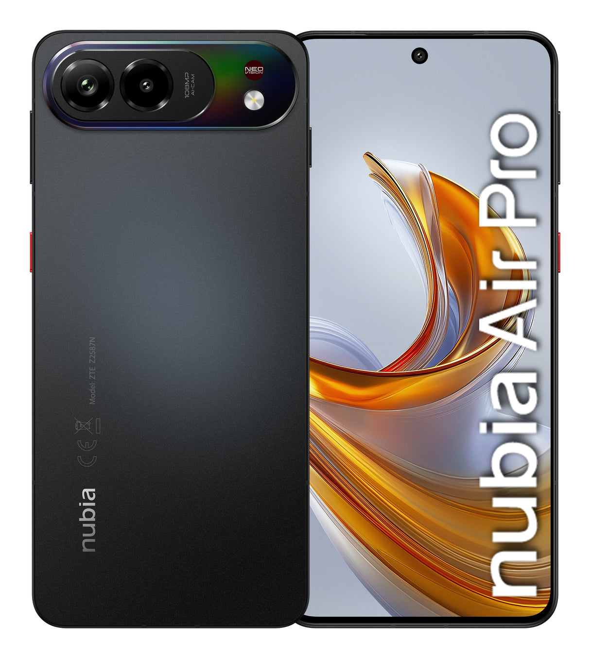 Zte Nubia Air Pro 8+512gb 6.77" 5g Black Ita