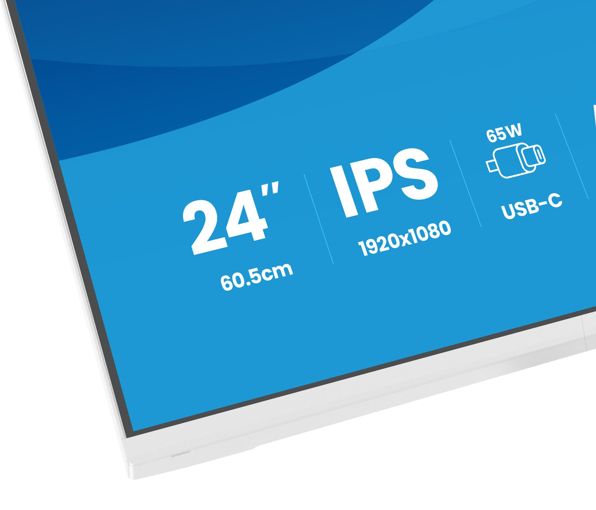 Iiyama Xb2497hsn-W1 (Prolite) - 23.8p Ips Fhd - 1ms - 350cd/Mâ² -  Hdmi-Dp Usb-C.Dock - Hub Usb - 2x2w - Ajustable- Blanco
