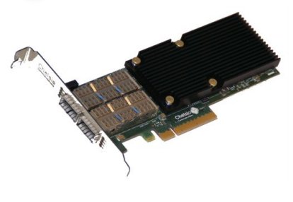 Chelsio Dualport Tarjeta De Red 2x Qsfp+ Pcie 40gbit T580-Lp-Cr