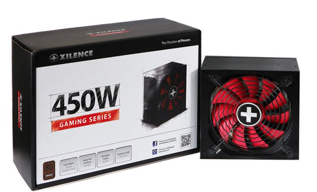 EAN 4044953501661 - Xilence Performance A+ XN213 unidad de fuente de alimentación 450 W 20+4 pin ATX ATX Negro imagen 2