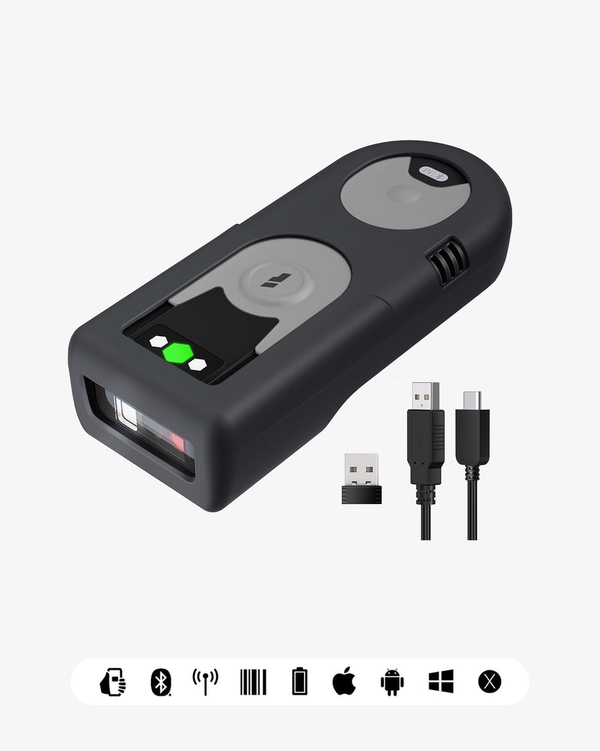 Inateck Barcodescanner 43 Gray [Bcm-43_gray]