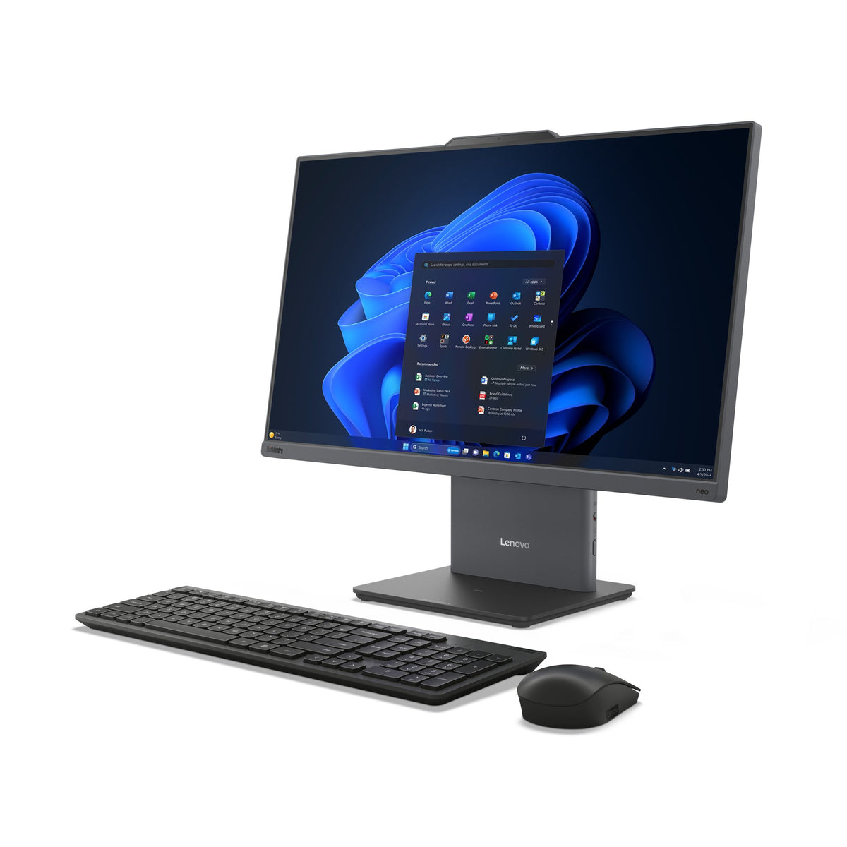 EAN 0199273407187 - Lenovo ThinkCentre neo 50a 24 Gen 5 Intel Core 5 210H 60,5 cm (23.8") 1920 x 1080 Pixeles PC todo en uno  imagen 2