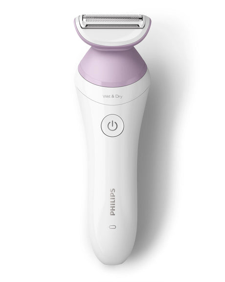 EAN 8710103998143 - Philips 6000 series BRL136/00 maquinilla de afeitar para mujer 1 cabezal(es) Recortadora Rosa, Blanco imagen 2