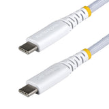 Cable De Carga Usb-C De 3m - Usb Tipo C - Pd 60w 3a - Blanco