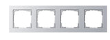 Gira 021425 Rahmen 4f Farbe Alu E2 4-Fach E2