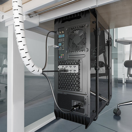 EAN 8435739902615 - AISENS A151-0917 organizador de cables Universal Pasacables Blanco 1 pieza(s) imagen 3