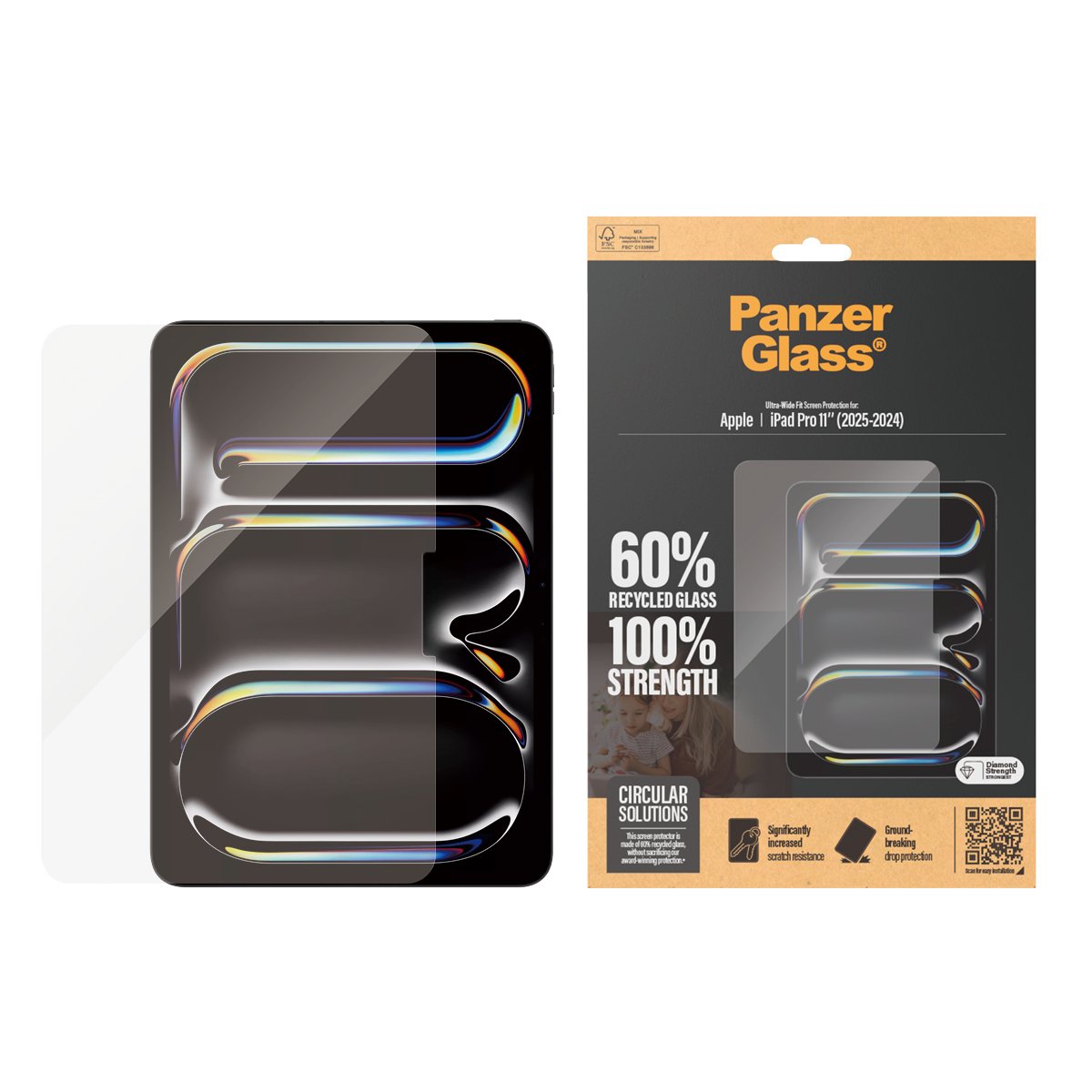 EAN 5711724028311 - PanzerGlass ® Screen Protector iPad Pro 11'' (2024-2025) | Ultra-Wide Fit Protector de pantalla Apple 1 p imagen 2