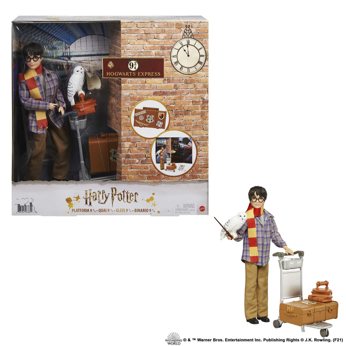 Figura Mattel Harry Potter En El Andn 9 3 - 4