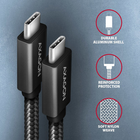 EAN 8595247905970 - Axagon BUCM32-CM10AB cable USB USB 3.2 Gen 2x2 1 m USB C Negro imagen 3