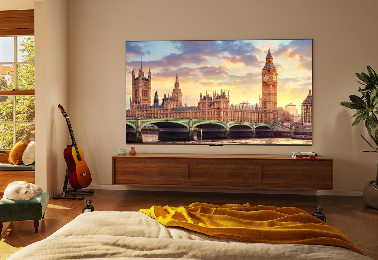 Televisor  Tcl C65 Series 85c655  85" 4k Ultra Hd Smart Tv Wifi Titanio 450 Cd / M²
