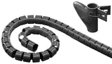 Goobay 51924 Protector De Cable Mantenimiento De Cables Negro