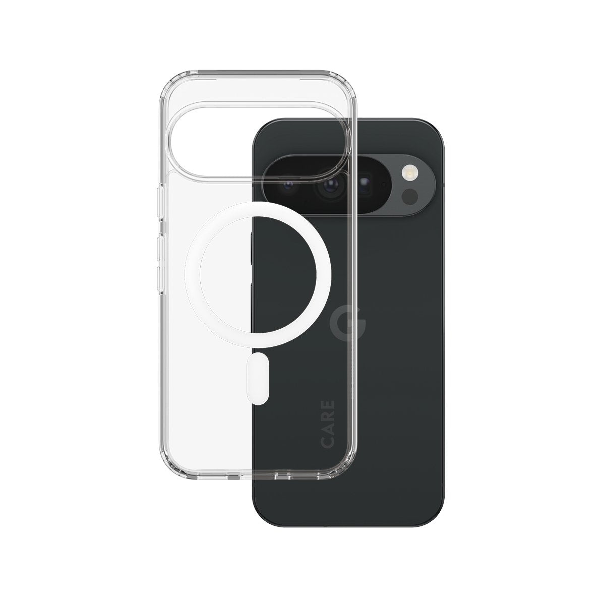 Panzerglass Care Urban Combat Case Transp. Blanco Qi Google Pixel 11/11 Pro