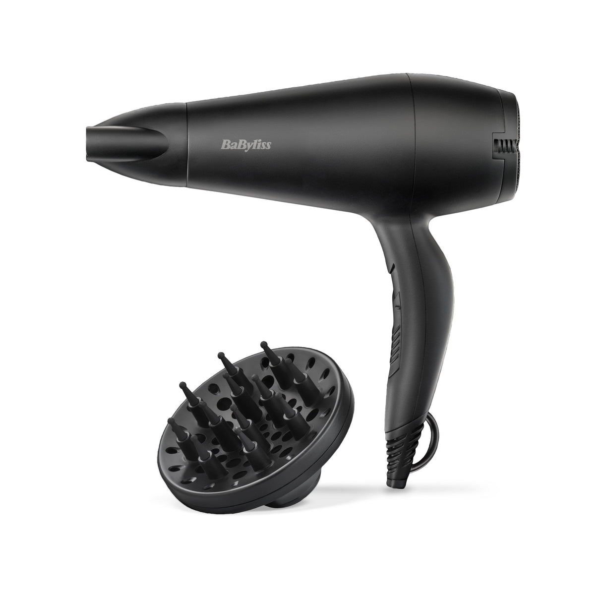 Secador 2000w Con Difusor Negro Smooth D215de Babyliss
