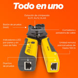 EAN 0766623780124 - Intellinet 780124 crimpadora Herramienta para prensar Negro, Amarillo imagen 9