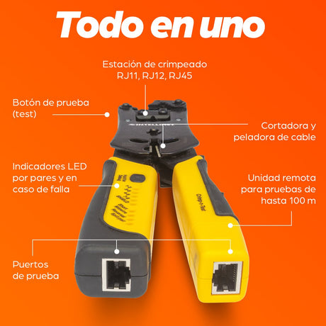 EAN 0766623780124 - Intellinet 780124 crimpadora Herramienta para prensar Negro, Amarillo imagen 9