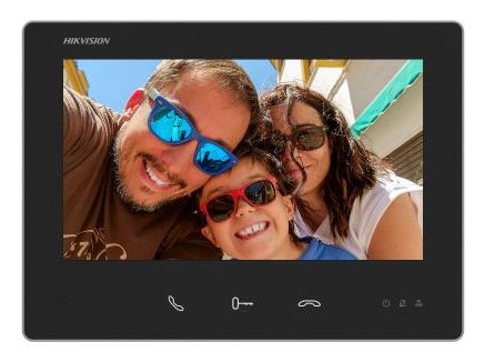 EAN 6942160432908 - Hikvision DS-KH7300EY-WTE2 sistema de intercomunicación de video 17,8 cm (7") Negro imagen 1