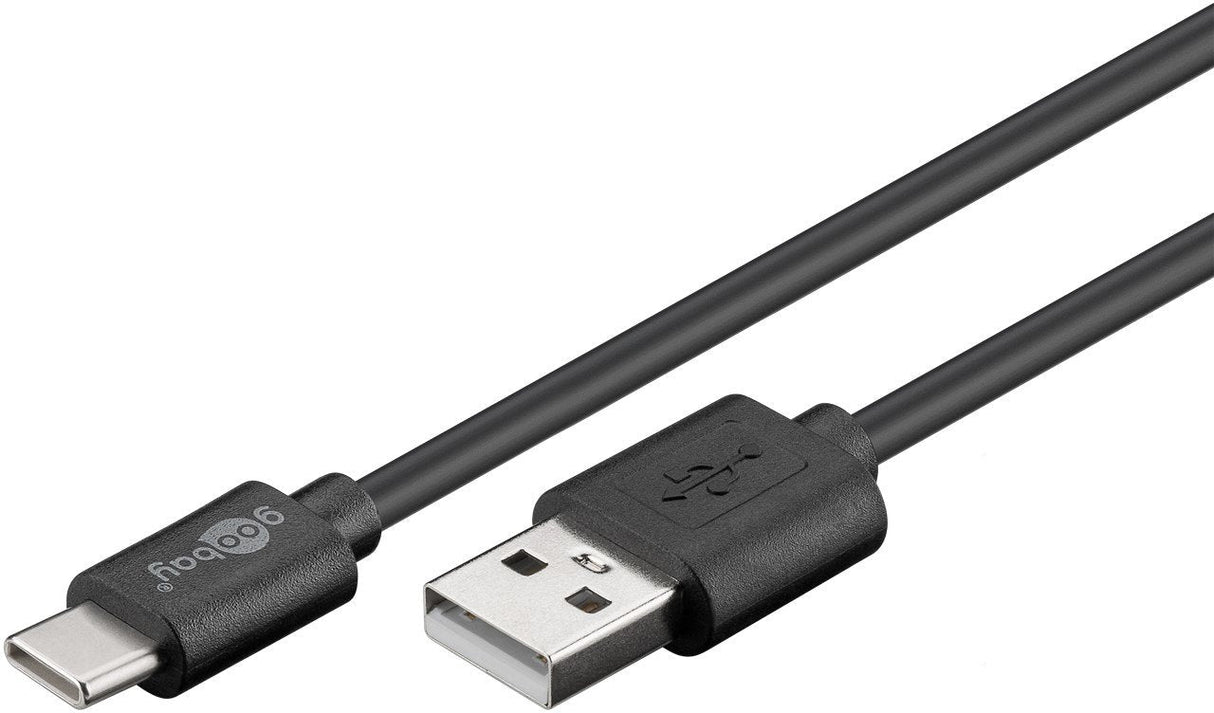Goobay Cable Usb(A) 2.0 A Usb(C) 2.0 1.8m Negro