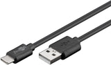 Goobay Cable Usb(A) 2.0 A Usb(C) 2.0 1.8m Negro