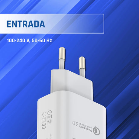 EAN 8435364317419 - iggual IGG317419 cargador de dispositivo móvil Universal Blanco Carga rápida Interior imagen 6