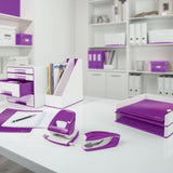 Leitz Grapadora Nexxt 5502 Wow Violeta-Metallic