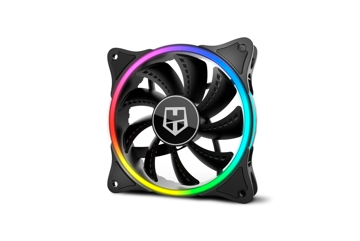 Ventilador Caja Nox Hummer X-Fan Argb Halo Ring Fan