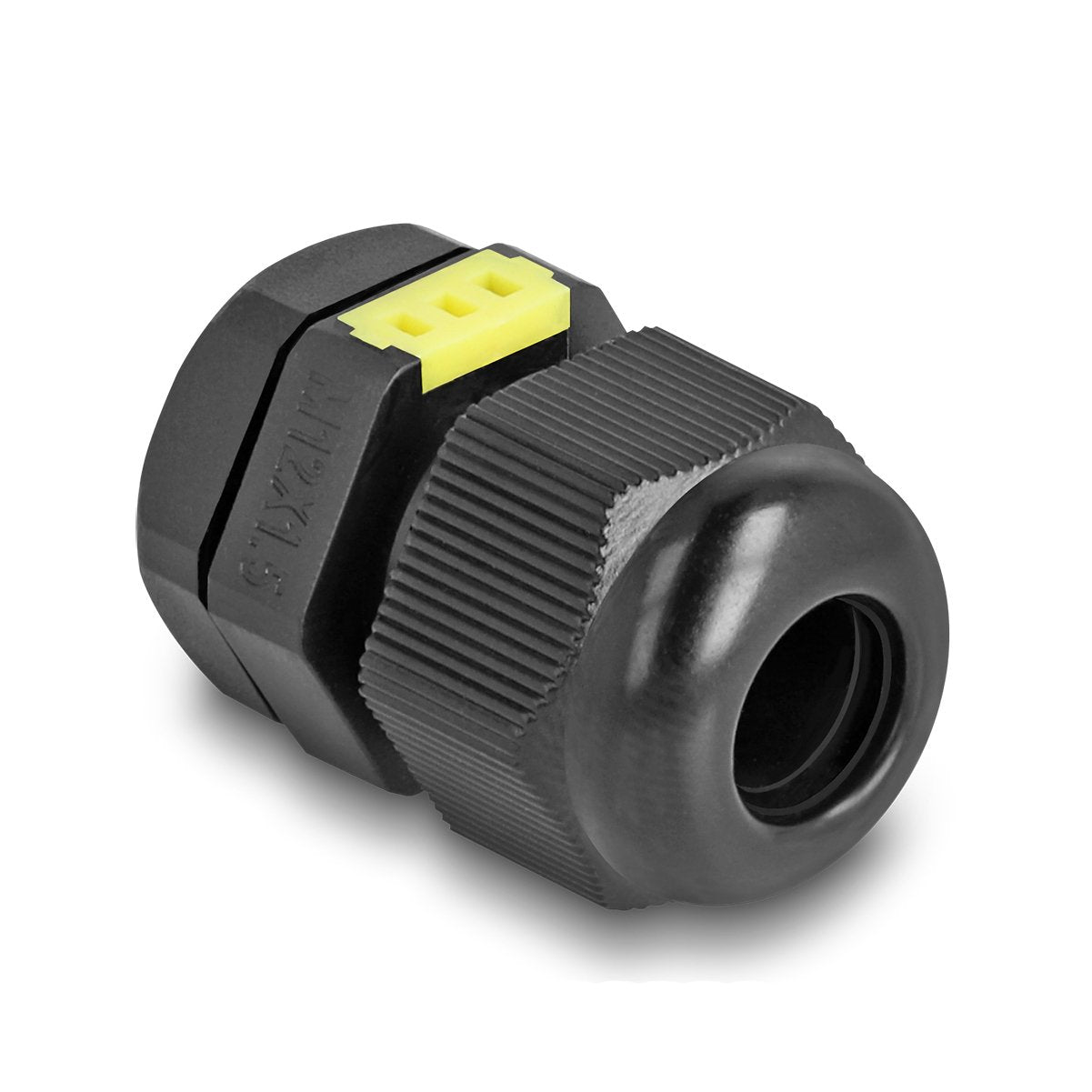 Delock 60614 Conector De Cable M12 Con Ventilación Ip68 Polvo E Impermeable Negro 2 Piezas