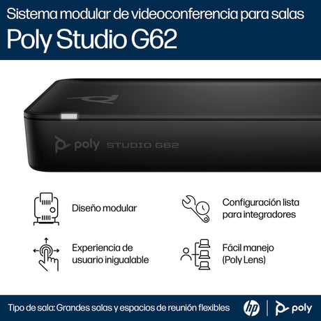 EAN 0197961146721 - HP Poly Studio G62 Video Conferencing System sistema de video conferencia 10 personas(s) Ethernet Sistema imagen 5