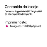 EAN 0190781050100 - HP 982X High Yield Magenta Original PageWide Cartridge cartucho de tinta 1 pieza(s) Alto imagen 3