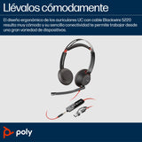 EAN 0197498837420 - HP Poly Blackwire 5220 Stereo USB-C Headset +3.5mm Plug +USB-C/A Adapter Alámbrico Diadema Llamadas/Músic imagen 6