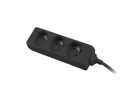 EAN 5901969414813 - Lanberg PS0-03E-0150-BK base múltiple 1,5 m 3 salidas AC Interior Negro imagen 2