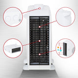 Adler Ad 7725w Calefactor Eléctrico Interior Blanco 2000 W Ventilador Eléctrico