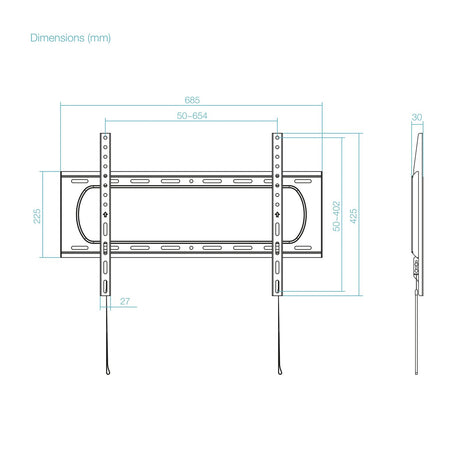 EAN 8433281017092 - TooQ LP1084F-B soporte para TV 2,03 m (80") imagen 6