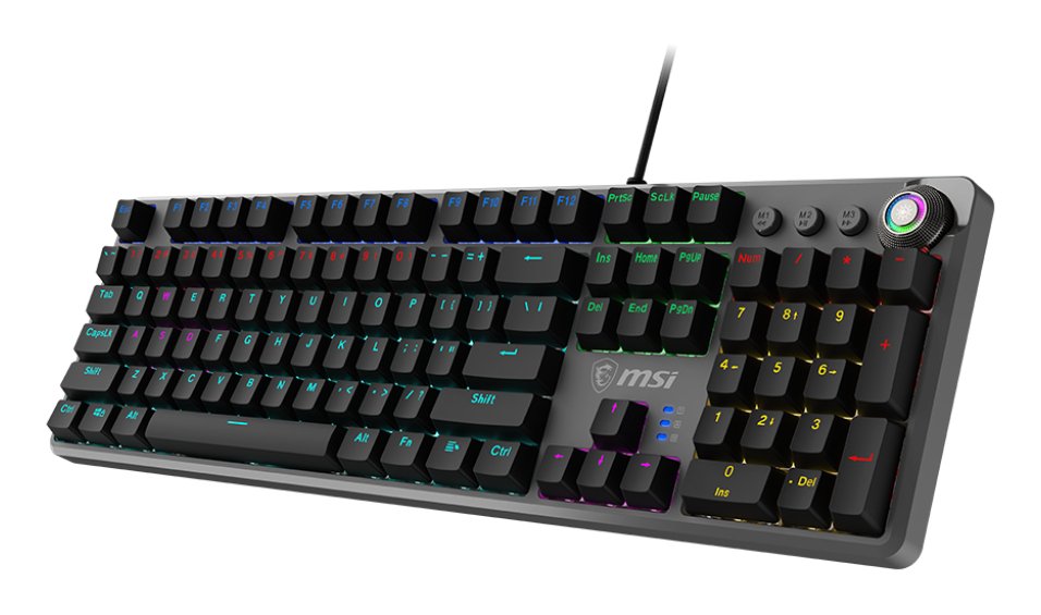 Msi Forge Gk310 Red De Gaming Keyboard Os1-8za8013-000 Retail