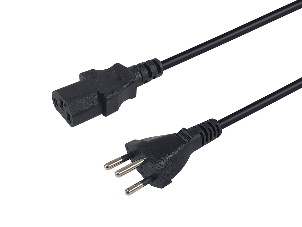 Equip Cable De Alimentación C13 ->T12 H/M Negro 1.80m Pvc