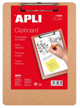 Apli Clipboard Madera A4 Marrón