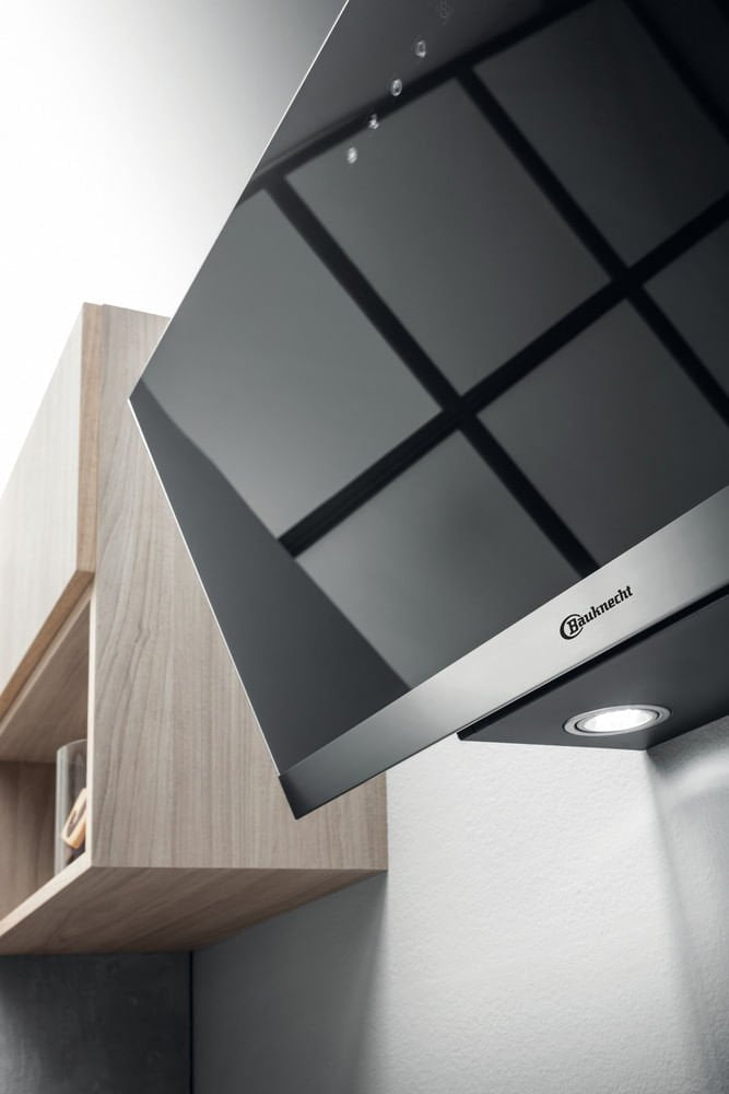 Bauknecht Rbhvp 83 Lm K, Hood Extractor Negro/Acero Inoxidable, 80 Cm Rbhvp 83 Lm K