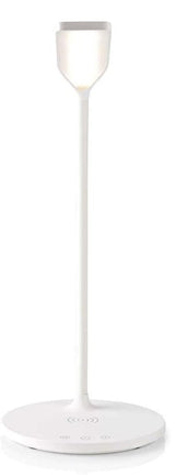 Techly I-Lamp-Dsk10 Lámpara Led De Escritorio Táctil De 5.5w Con Cargador Qi De 15w