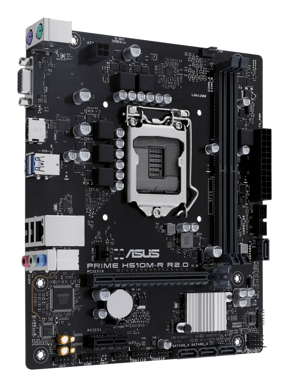 Asus Placa Base Prime H510m-R 2.0 Matx Lga1200