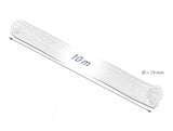 Geflechtschlauch Mit Klettverschluss 10 M X 19 Mm Weiss