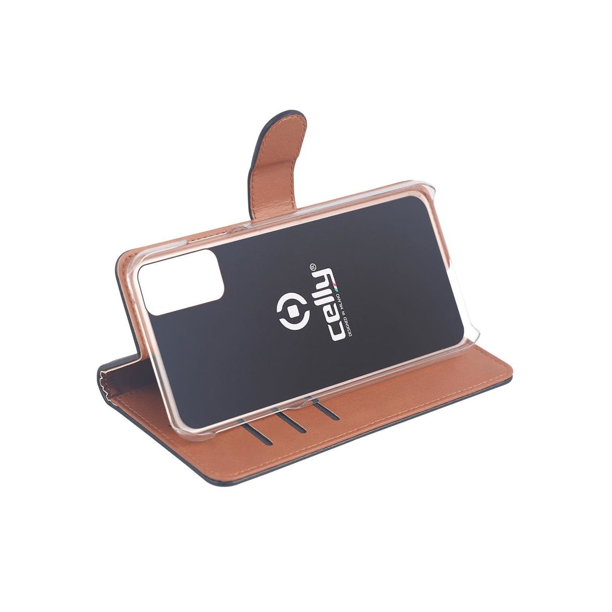 Celly Wally Funda Para Iphone 13 Pro - 15,5 Cm (6.1") Funda Cartera Negro