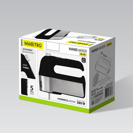 EAN 4897144674633 - Maestro MR-504 batidora Batidora de mano 500 W Negro imagen 4