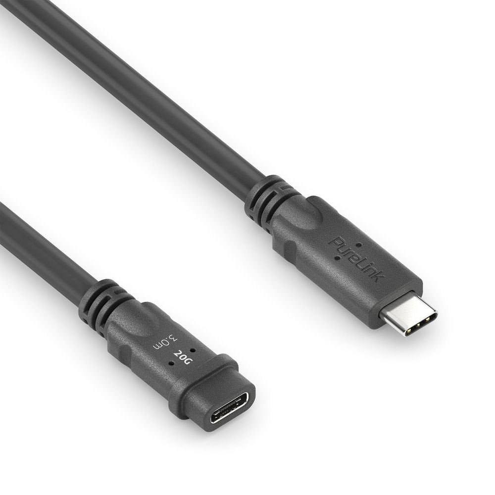 Purelink Pureinstall Microx4 - Usb4 Gen2 Usb-C M/F Cable De Extensión Passiv 3m