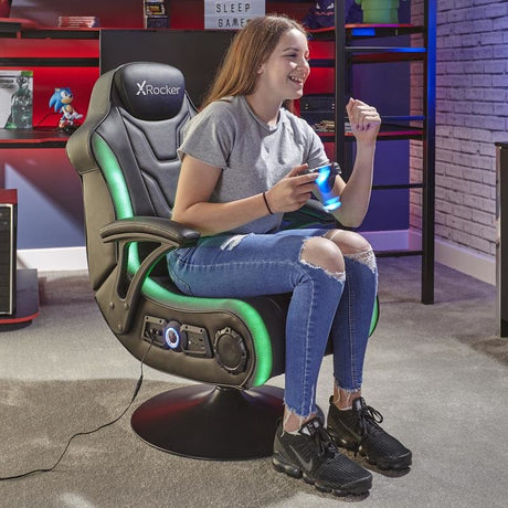 EAN 94338514278 - X Rocker Monsoon RGB 4.1 Neo Motion Butaca para jugar Asiento acolchado Negro imagen 2