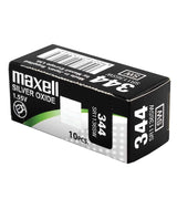 Maxell Pila Oxido Plata (344) Sr1136sw Blister*1 Caja 10 Eu 0% Mercurio