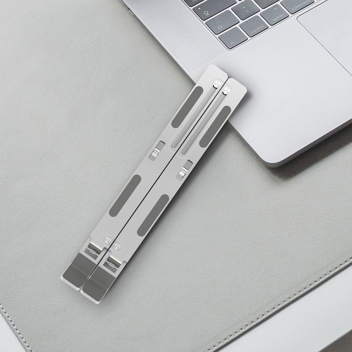 Aisens Soporte De Sobremesa Ajustable Para Portatil / Tablet - Plata