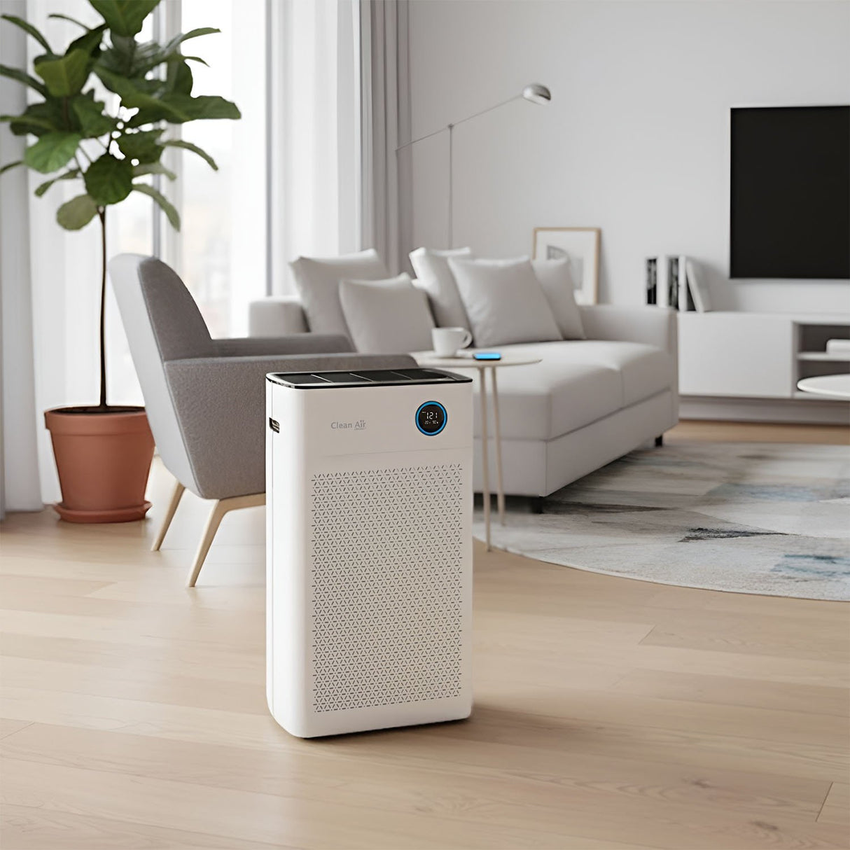 EAN 8718546312137 - Clean Air Optima CA510ProSmart purificador de aire 110 m² 55 dB 45 W Blanco imagen 7